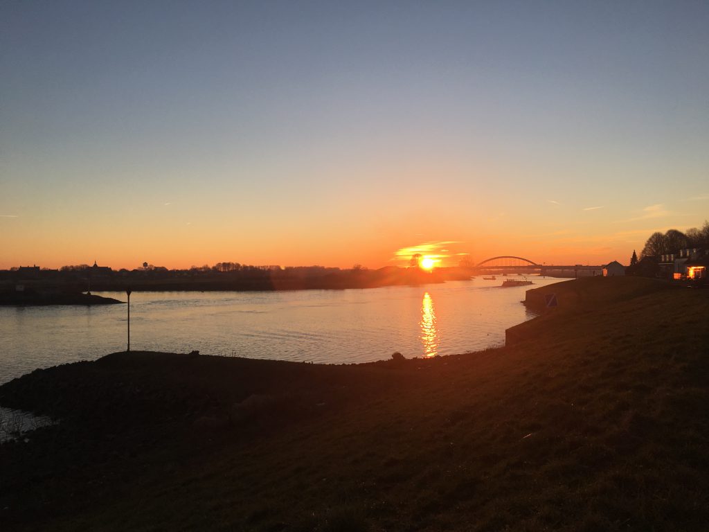 zonsondergang Vreeswijk