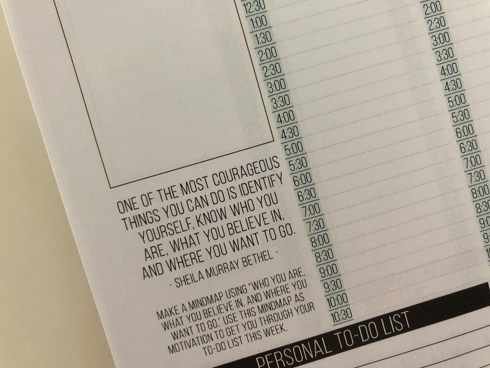 Passion Planner quote