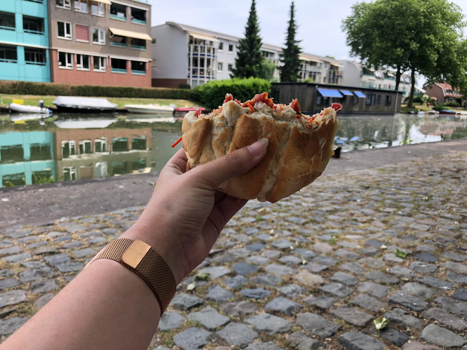 Broodje eten in Vreeswijk