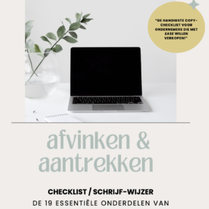 Checklist goede copy